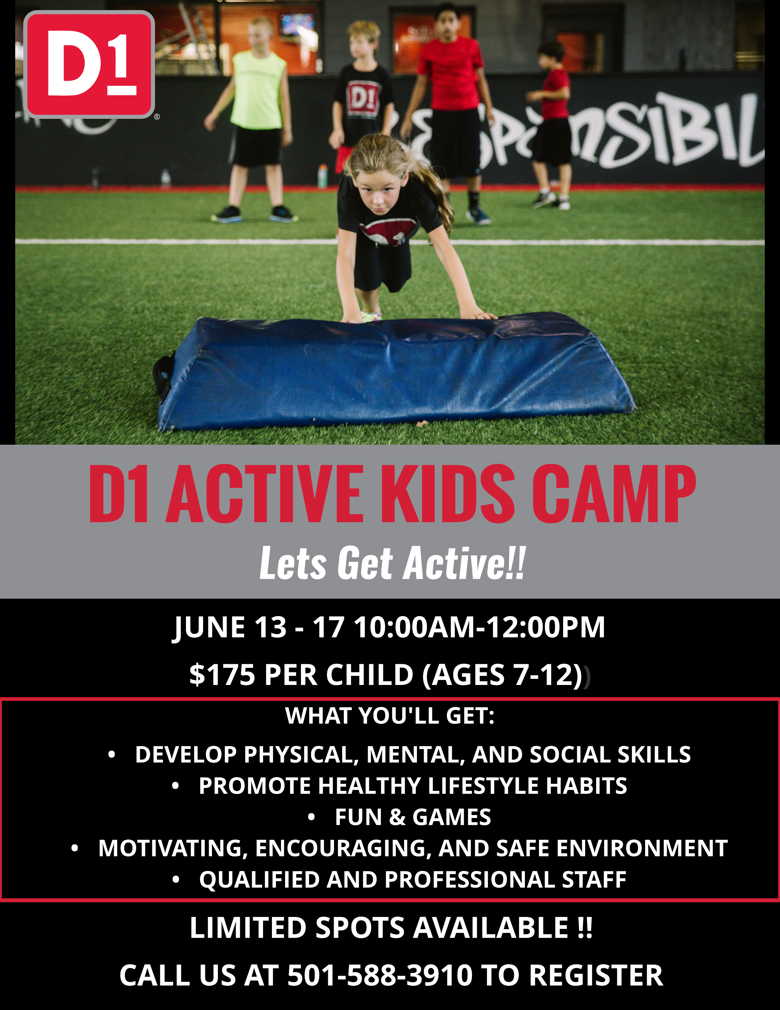 D1 Active Kids Camp - Let's Get Active!!